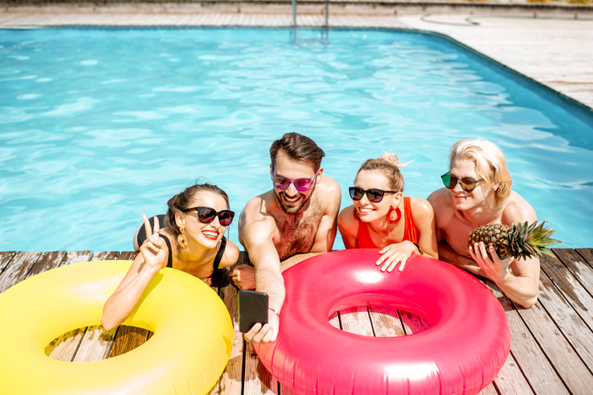 Piscina em condomínio